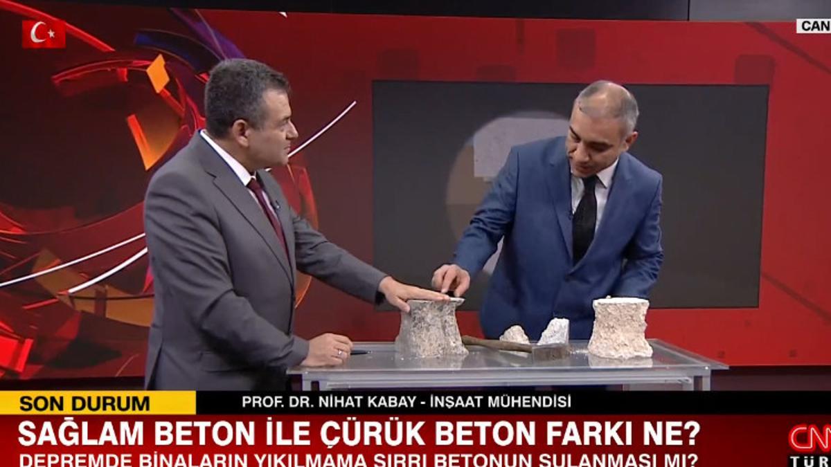 İyi beton ile beton arasındaki fark ne? Prof. Dr. Kabay CNN Türk yayınında anlattı