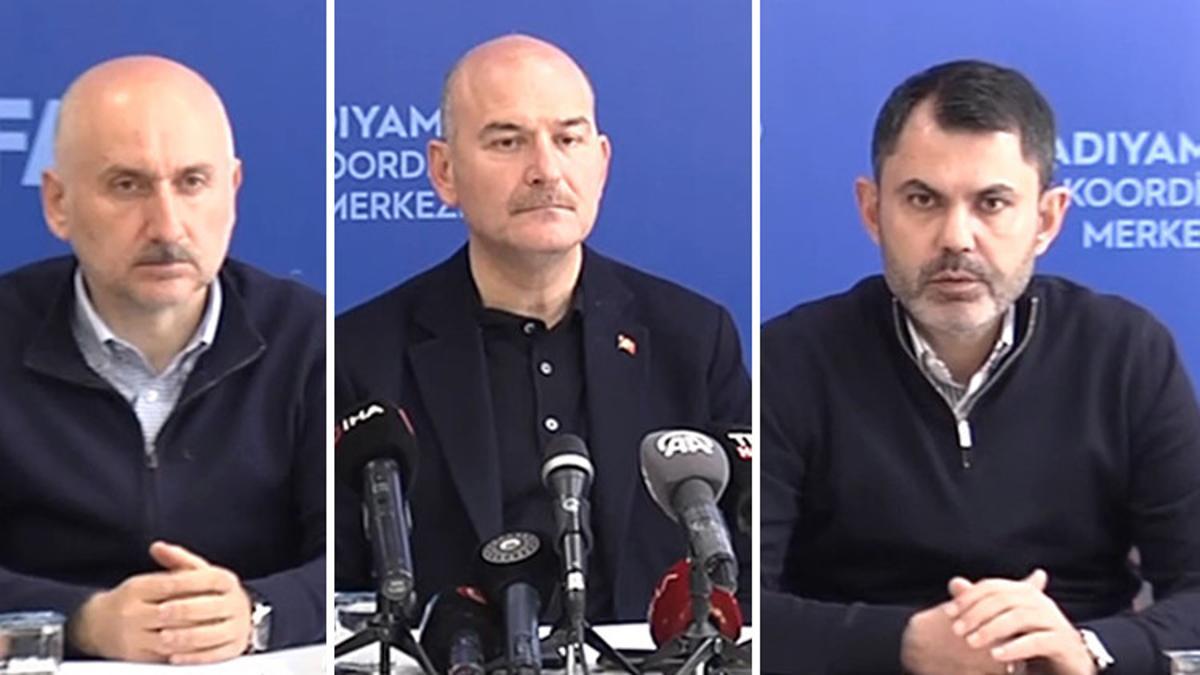 164 bin 321 bina ağır hasarlı… 3 bakandan ortak açıklama: 200 bin yeni konut için hazırlık