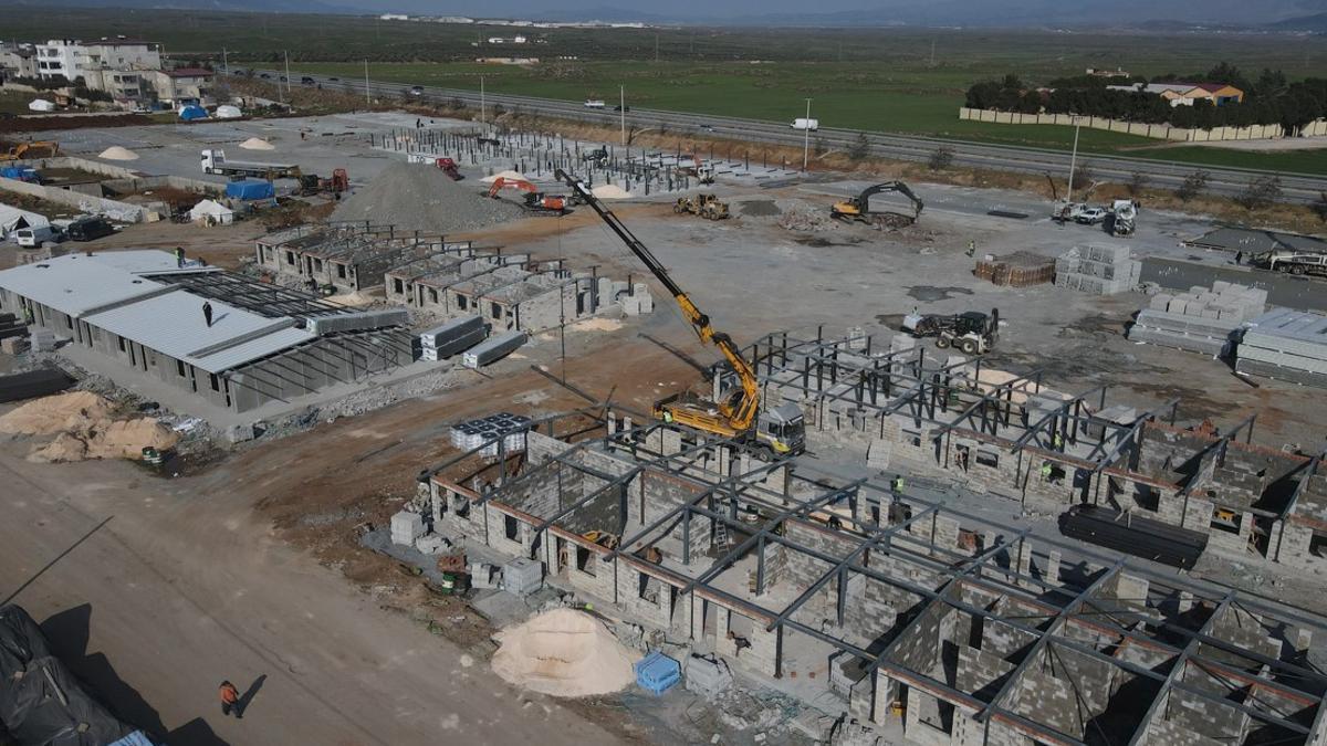 Nurdağı’nda 16 bin depremzedenin barınacağı konteyner kent kuruluyor