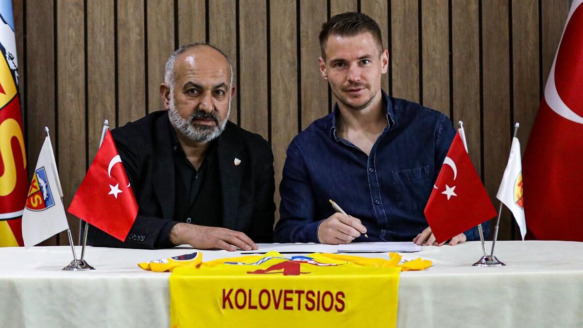 Kayserispor Dimitrios Kolovetsios'un sözleşmesini uzattı