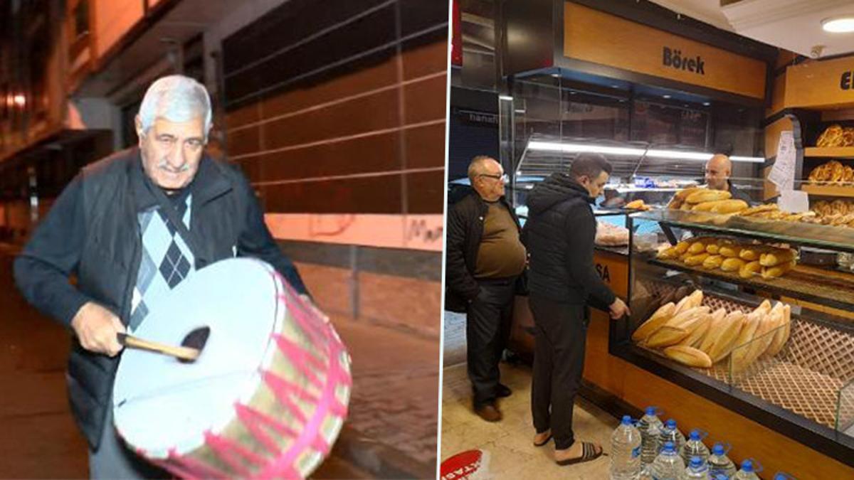 Ramazan davulcuları ilk sahurla birlikte göreve başladı