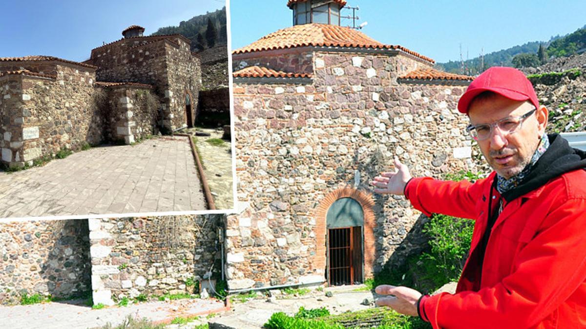 İki kez restore edilen 657 yıllık hamama zarar verip, yağmaladılar