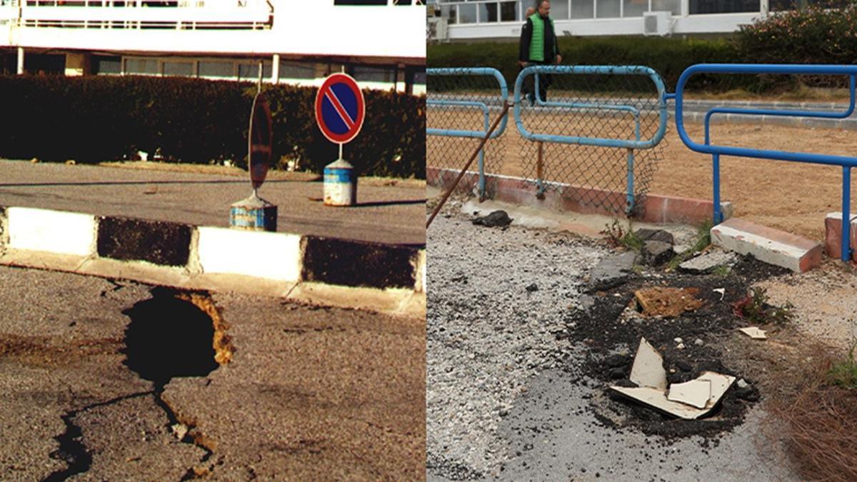 ‘Otopark’ olarak kullanılan yolda kapatılan yarıkların, 21 yıl önceki fotoğrafları ortaya çıktı