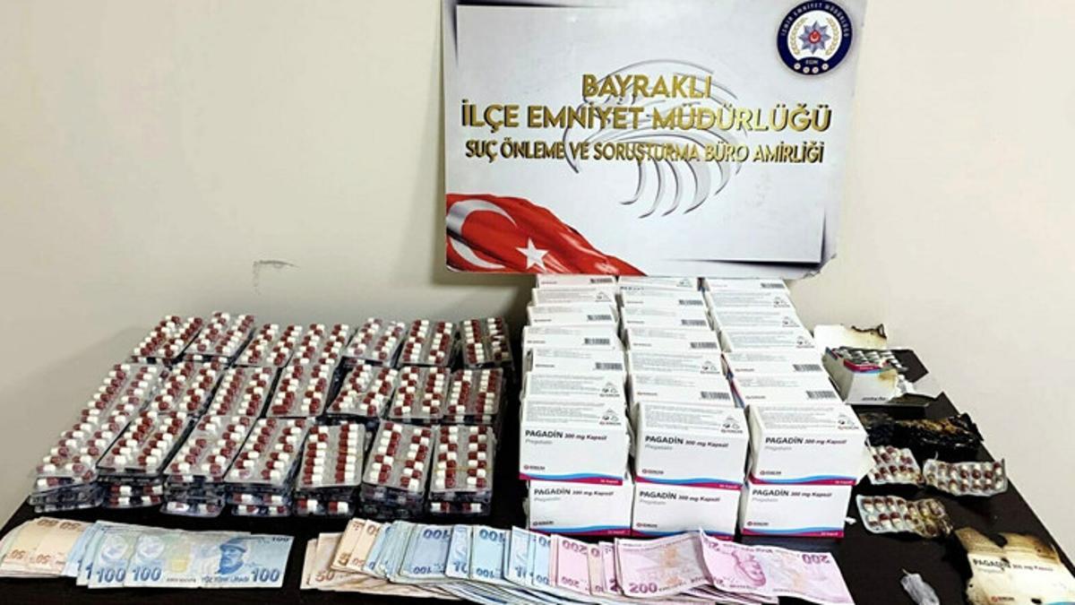 İzmir’de 6 bin 358 sentetik hap ele geçirildi