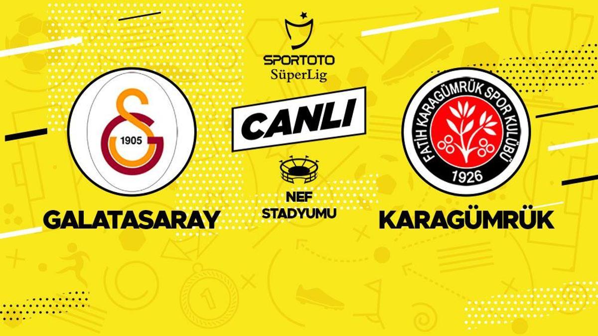 Galatasaray-Fatih Karagümrük maçında 6 gol çıktı! İkinci yarıda nefes kesen mücadele sonucu 3-3 berabere bitti.