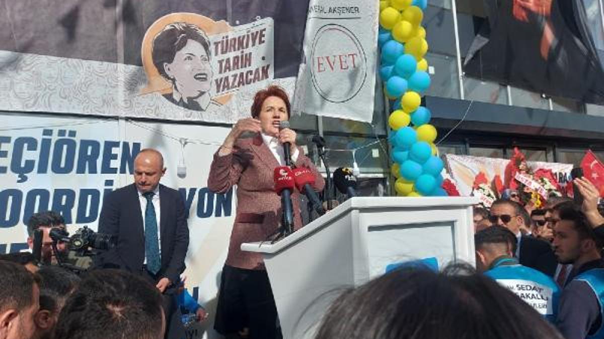 Akşener: Bir şeyi değiştirdiniz, Türkiye’de her şeyi değiştirdik