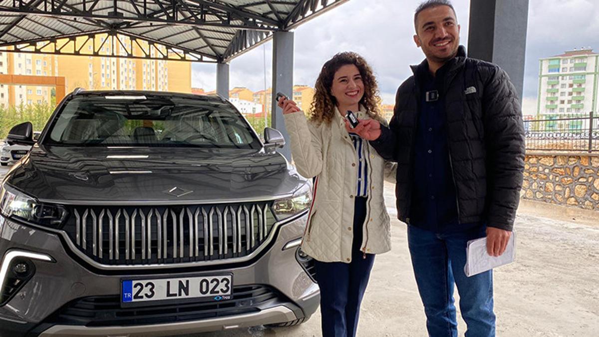 Elazığ’daki ilk Togg sahibine teslim edildi