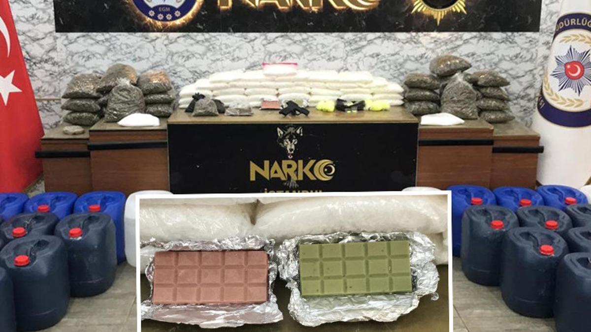 İstanbul’da zehir tacirlerine operasyon: 605 kilo uyuşturucu ele geçirildi