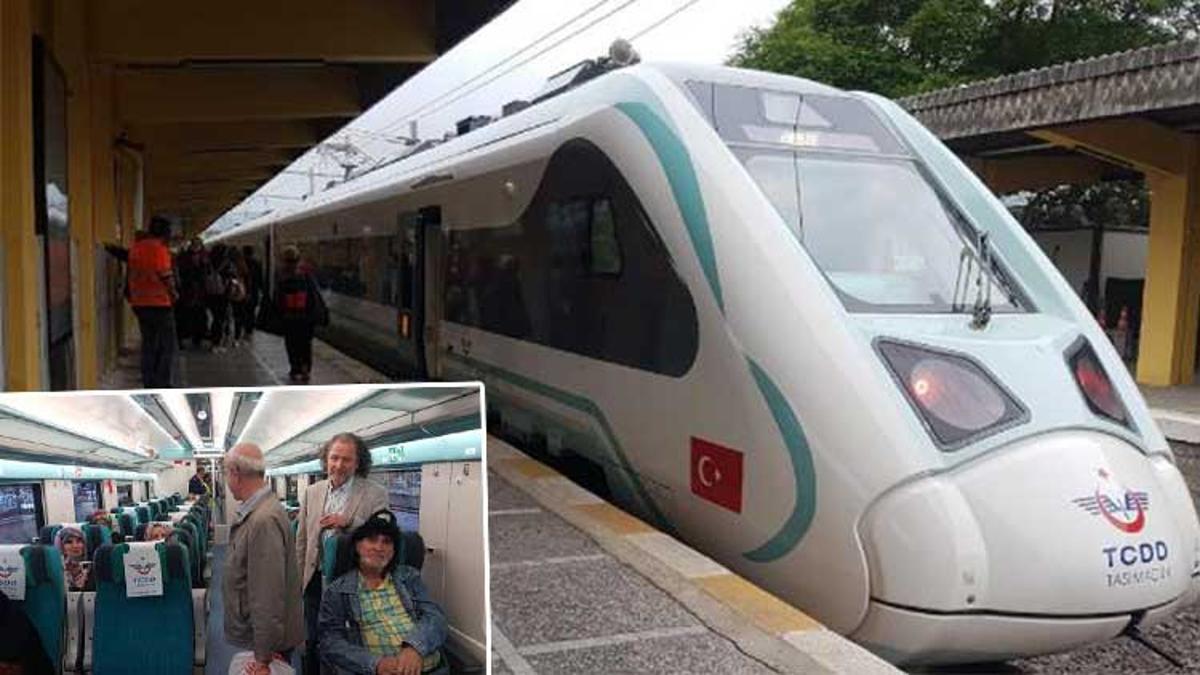 Yerli elektrikli tren yolcu seferlerine başladı