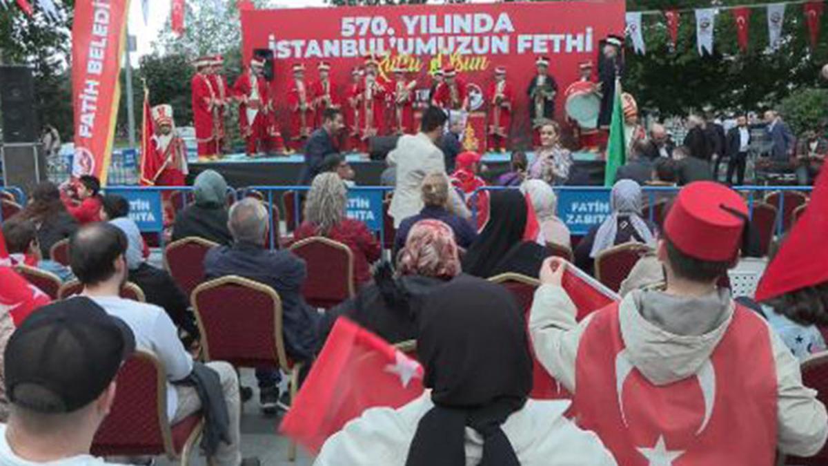 İstanbul’un Fethi’nin 570’inci yılı Saraçhane’de kutlandı