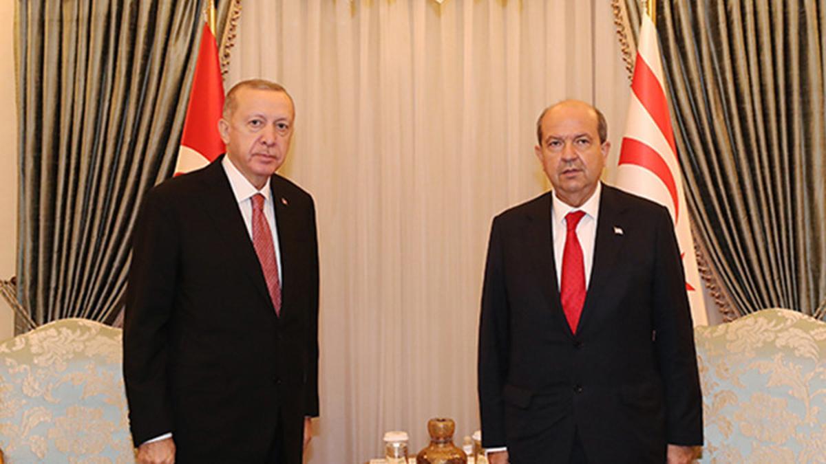 KKTC Cumhurbaşkanı Tatar’dan Cumhurbaşkanı Erdoğan’a tebrik