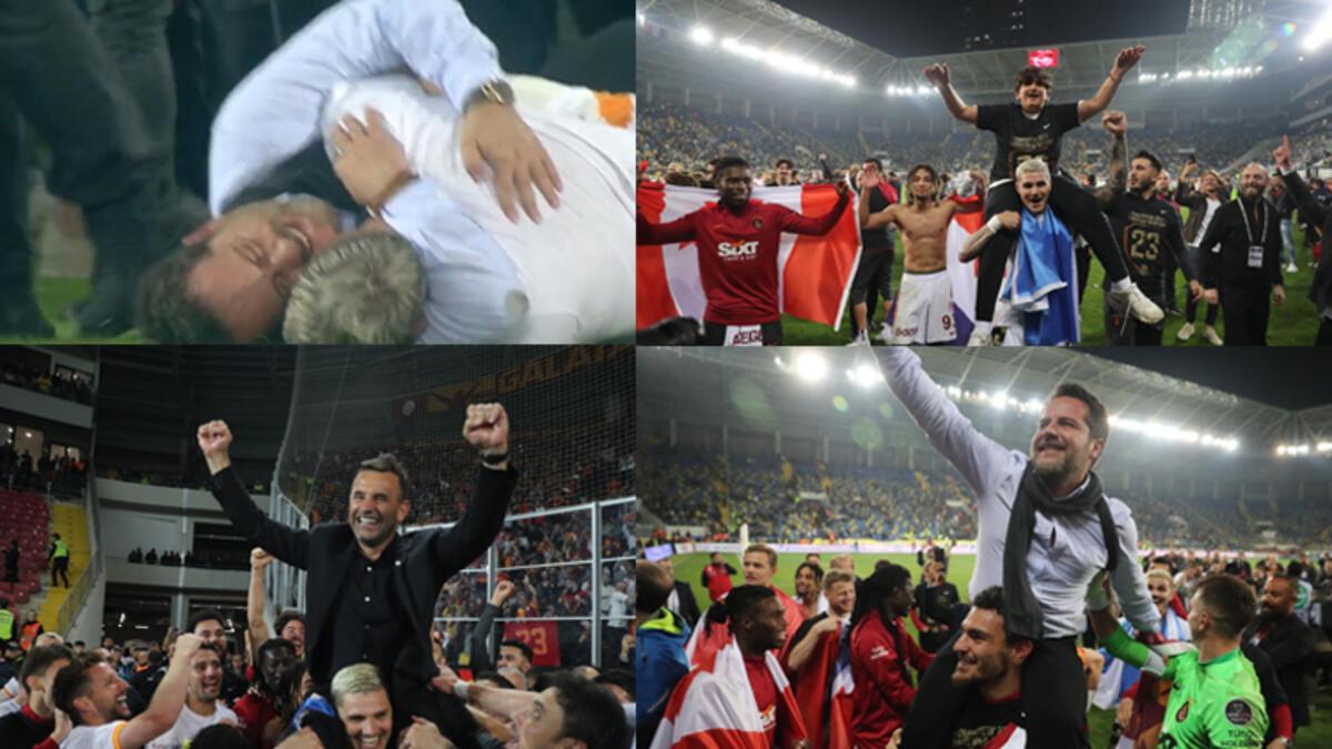 Galatasaray'da şampiyonluk sonrası büyük coşku Renkli görüntüler ortaya çıktı