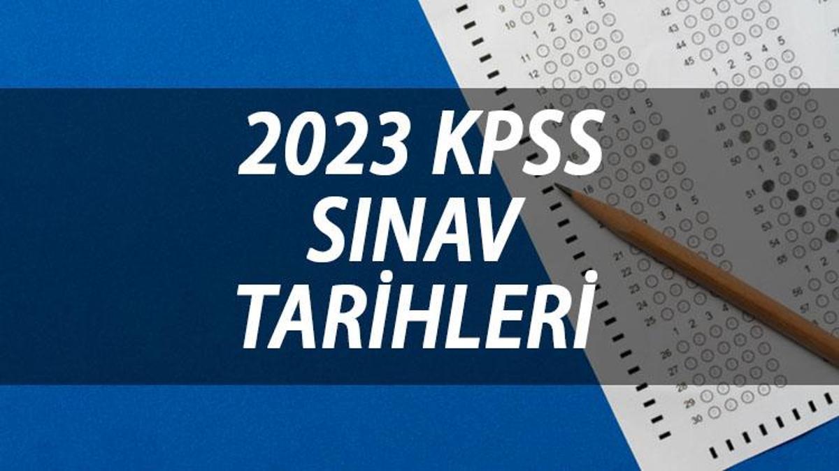 KPSS Ortaöğretim Ve önlisans Sınavları Ne Zaman? 2023 KPSS Lise Ve ön ...