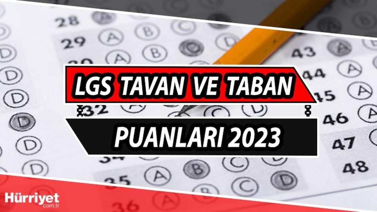 LGS TABAN PUANLARI VE BAŞARI SIRALAMASI 2023 | MEB Lise Taban Puanları ...