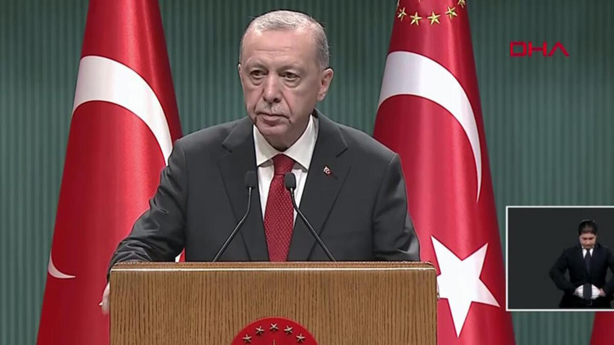 Son dakika Cumhurbaşkanı Erdoğan'dan Kabine Toplantısı sonrası önemli açıklamalar
