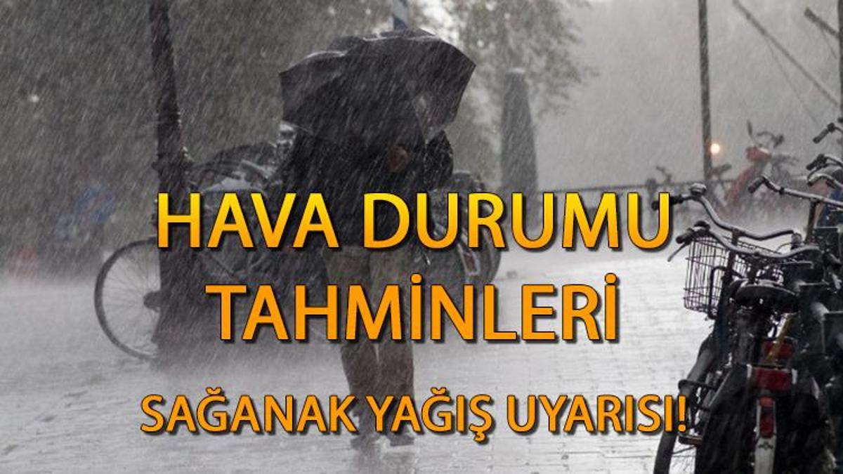 HAVA DURUMU TAHMİNLERİ (METEOROLOJİ) || 12 Haziran 2023 Bugün Hava ...