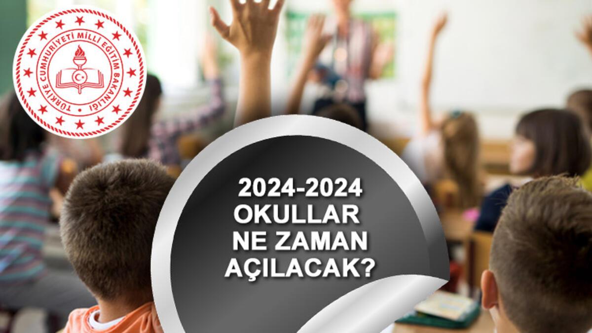 MEB ÇALIŞMA TAKVİMİ 20232024 Okullar ne zaman açılacak? Önümüzdeki