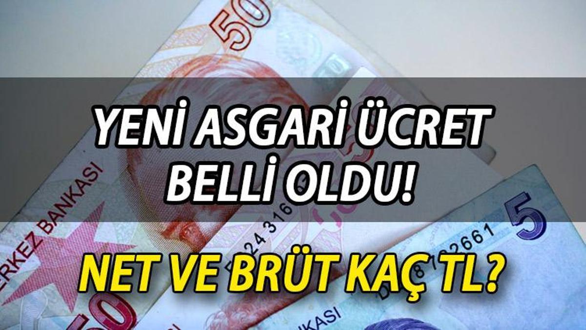 YENİ ASGARİ ÜCRET NET VE BRÜT 2023 | Asgari ücret Ara Zammı Sonrası ...