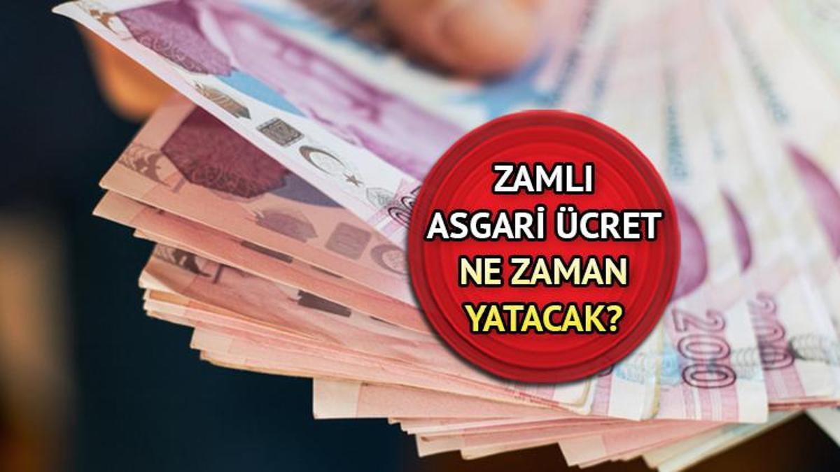 Yeni Asgari ücretin Yatacağı Ilk Ay Belli Oldu! Zamlı Asgari ücret ...