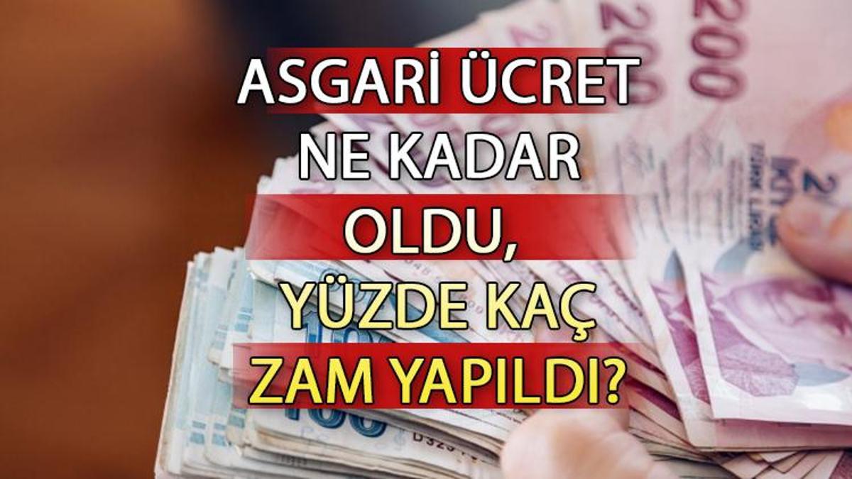 ASGARİ ÜCRET NET, BRÜT ZAMMI 2023 || Temmuz Ara Zammı Asgari ücret Ne ...