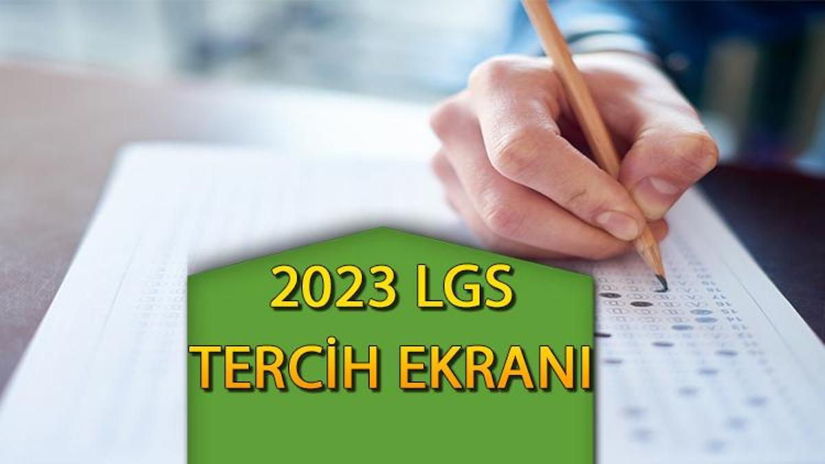 LGS TERCİH EKRANI 2023 (MEB E-Okul) || LGS Tercihleri Nereden Ve Nasıl ...