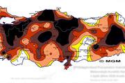 Meteorolojiden kuraklık haritası... Çarpıcı detaylar