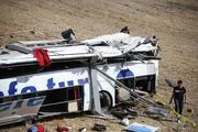 Balıkesirde otobüs kazası 14 ölü, 18 yaralı