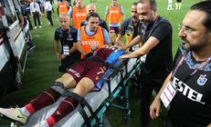 Trabzonspor-Hatayspor maçında Edin Visca sakatlandı