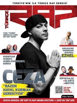 Türkiyenin ilk Türkçe rap dergisi Türkçe Rap yayın hayatına Ceza ile başlıyor