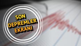 Son dakika deprem haritası: Deprem mi oldu