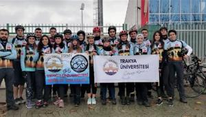 Trakya Üniversitesi Bisiklet Topluluğu’ndan Kampüse Yolculuk
