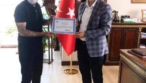 Hayırsever iş insanı Koyuncu’ya teşekkür