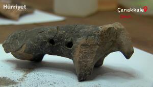 Maydos Antik Kentinde 3 bin yıllık koç figürü bulundu