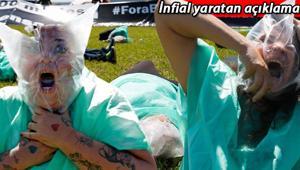 Brezilyada halk sokağa döküldü... Nefes alamıyoruz Bolsonaro, istifa et