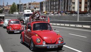 Gölbaşı’nda renkli konvoy