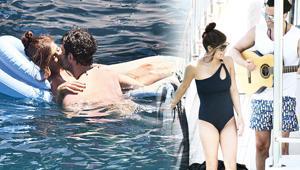 Keremcem ile İranlı sevgilisi Ghazaleh Bayatın romantik anları