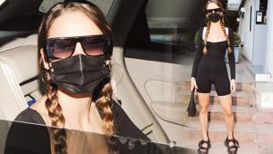 Serenay Sarıkaya stili ile dikkat çekti