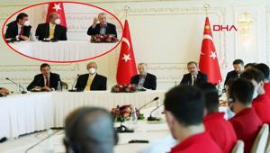 Cumhurbaşkanı Erdoğan, Euroleague ve Basketbol Süper Ligi şampiyonu Anadolu Efesi kabul etti
