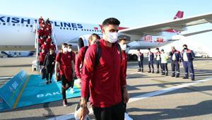 A Milli Futbol Takımı, Azerbaycana geldi