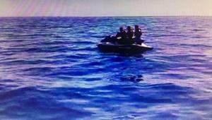 Yunanistan’a jet-ski ve tekneli kaçış