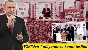 Son dakika haberi: TOKİnin 1 Milyonuncu Konut Teslim Töreni... Cumhurbaşkanı Erdoğan: Kimsenin başaramadığını biz başardık
