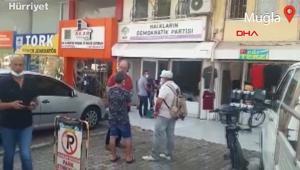 Marmariste HDP ilçe binasına saldıran şüpheli gözaltına alındı