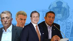 Son Dakika: 4 büyük kulübün başkanı bir arada Yayıncı kuruluşun teklifi sonrası maça çıkmama ihtarı...