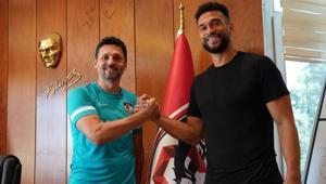 Fenerbahçeden Gaziantepe transfer olan Caulker, Erol Bulut ile buluştu