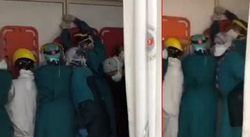 Durdurun şu eşkıyaları Acil baskınında sağlıkçıları şifreli kapı kurtardı