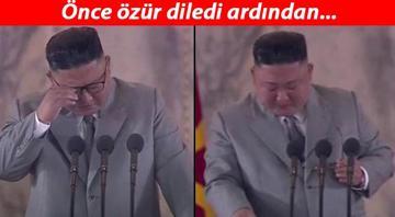 Son dakika haberi: Onu hiç böyle görmediniz... Kim Jong-unun gözyaşları gündeme damga vurdu