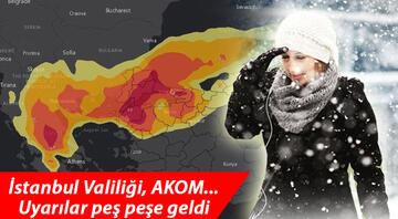 Bugün yaz, yarın kış Kar yağışı ne zaman gelecek İstanbula peş peşe uyarılar...