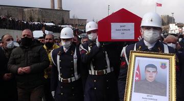 Erzurum’da Şehit Er Sedat Sorgun, gözyaşlarıyla son yolculuğuna uğurlandı