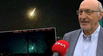 Heyecanlandıran görüntü Göktaşının düştüğü iddia edildi
