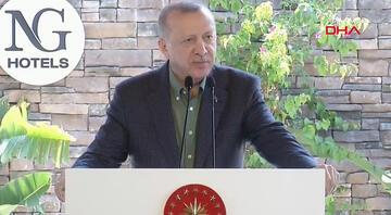 Cumhurbaşkanı Erdoğan otel açılışında konuştu: Pazartesi günü inşallah bu müjdeyi ayrıca veririz